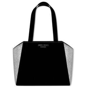 NWT Jimmy Choo Parfums Velvet Silver Shimmer Large Tote Bag